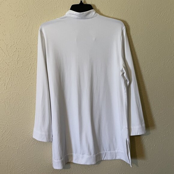 Jude Connally White Tunic Top, Size XL - Picture 3 of 4